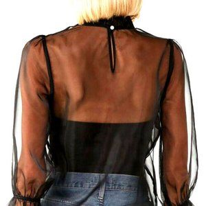 New "Night Out Blouse Top In Black"